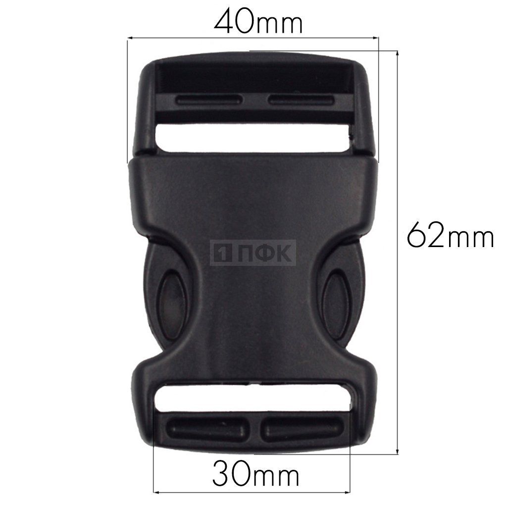 Фастекс Ф-30/1 (защелка-трезубец) ПФЛ 30мм цв черный (уп 1000шт) — ПФКР Фастекс Ф-30/1 (защелка-трезубец) ПФЛ 30мм цв черный (уп 1000шт)