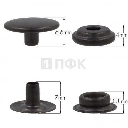 Кнопка для одежды 15мм №61 сталь цв оксид (уп 720шт) NEW STAR Кнопка для одежды 15мм №61 сталь цв оксид (уп 720шт) NEW STAR