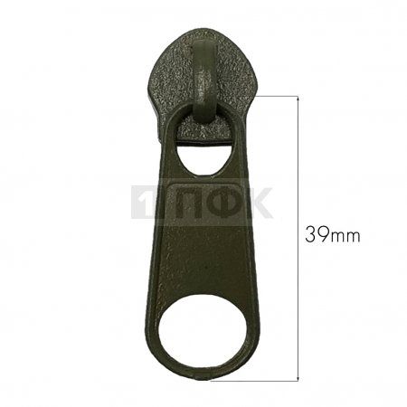 Бегунок для спиральной (витой) молнии тип 10 галант цв 328 хаки (уп 200шт/2000шт) Бегунок для спиральной (витой) молнии тип 10 галант цв 328 хаки (уп 200шт/2000шт)