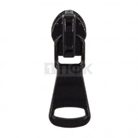 Бегунок для спиральной (витой) молнии тип 5 автомат арт.C8 цв черн лакир. (уп 500шт/5000шт)