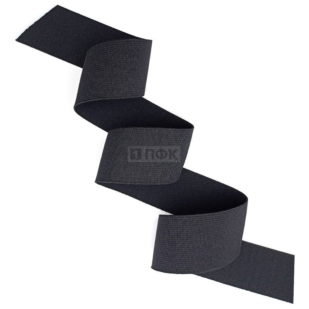 Резинка тканая 35мм 21 гр/м цв черный (уп 50м/250м)