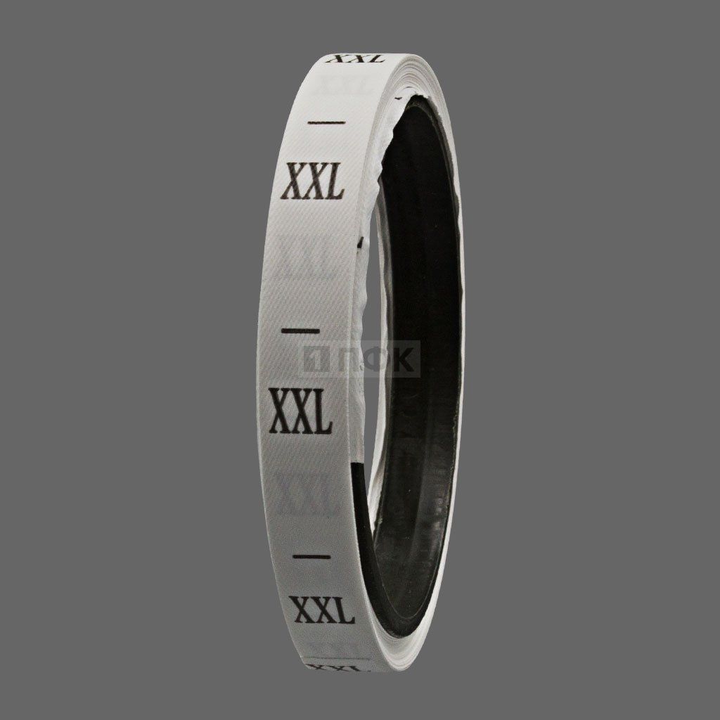 Размерная лента 1*2,5см арт.С14 (рул.270шт) "XXL" (упак 20шт/кор 1000шт) — ПФКР Размерная лента 1*2,5см арт.С14 (рул.270шт) "XXL" (упак 20шт/кор 1000шт)