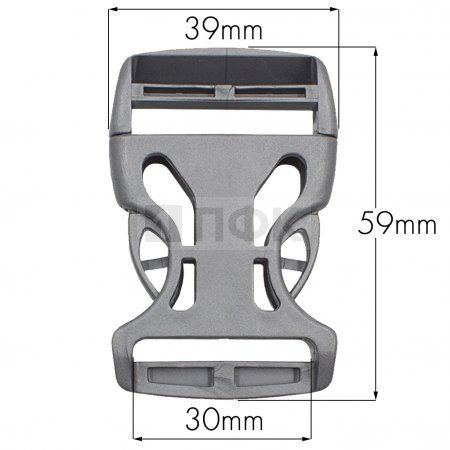 Фастекс Ф-30/3 (защелка-трезубец) ПА 30мм цв серебро (уп 1000шт) Фастекс Ф-30/3 (защелка-трезубец) ПА 30мм цв серебро (уп 1000шт)