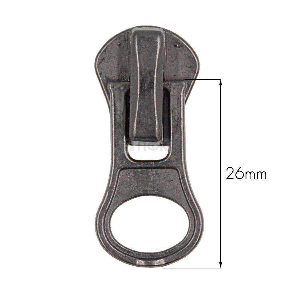 Бегунок трактор тип 8 автомат цв никель тем (уп 1000шт/5000шт) ГРУША — ПФКР Бегунок трактор тип 8 автомат цв никель тем (уп 1000шт/5000шт) ГРУША