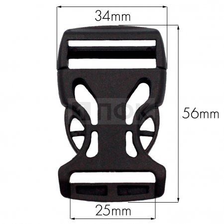 Фастекс Ф-25/3 (защелка-трезубец) ПА 25мм цв черный (уп 1000шт) Фастекс Ф-25/3 (защелка-трезубец) ПА 25мм цв черный (уп 1000шт)