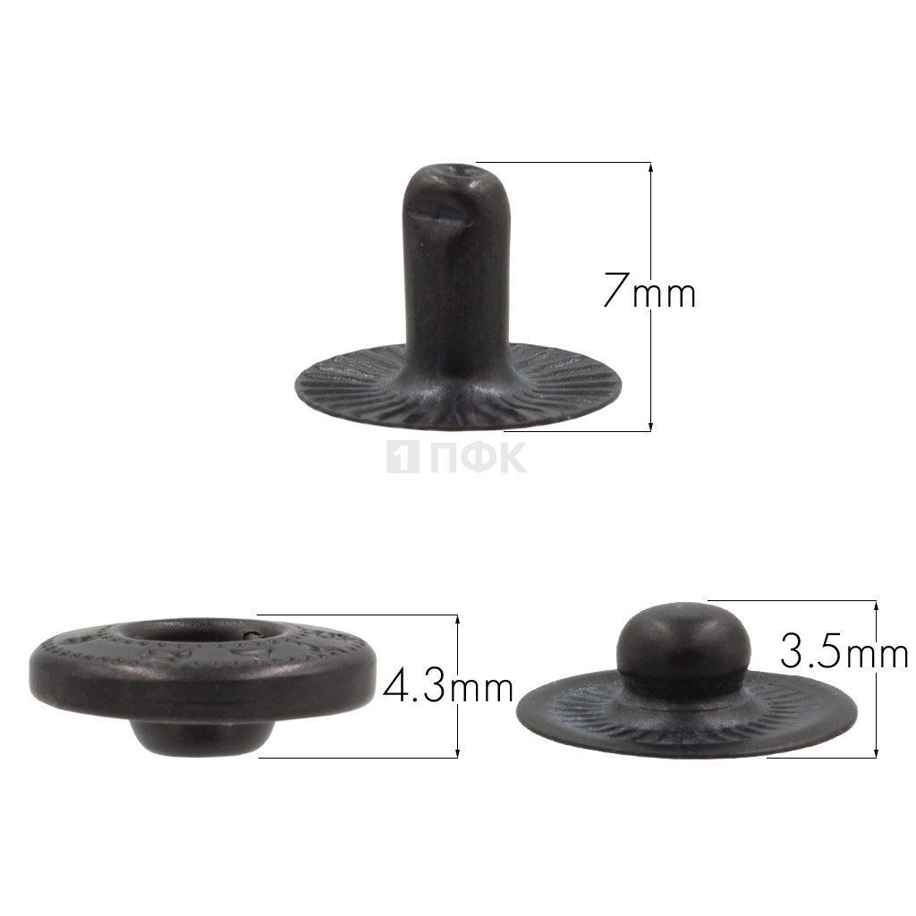 3 Части кнопки для одежды 12,5мм Альфа латунь цв оксид (уп 1440шт) NEW STAR — ПФКР 3 Части кнопки для одежды 12,5мм Альфа латунь цв оксид (уп 1440шт) NEW STAR