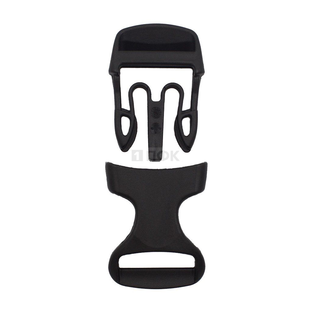 Фастекс Ф-25/6 (защелка-трезубец) ПФЛ 25мм цв черный (уп 1000шт) — ПФКР Фастекс Ф-25/6 (защелка-трезубец) ПФЛ 25мм цв черный (уп 1000шт)