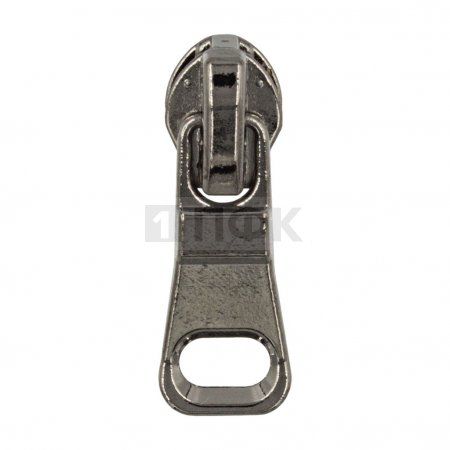 Бегунок для спиральной (витой) молнии тип 5 автомат арт.C7 цв никель черн (уп 500шт/5000шт)