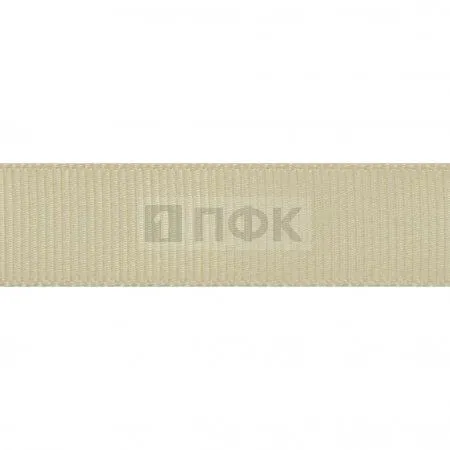 Лента репсовая (тесьма вешалочная) 30мм цв лен (уп 100м/1000м)