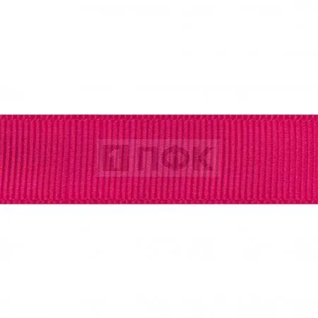Лента репсовая (тесьма вешалочная) 30мм цв малина (уп 100м/1000м)
