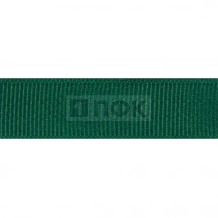 Лента репсовая (тесьма вешалочная) 30мм цв зеленый тем (уп 100м/1000м)