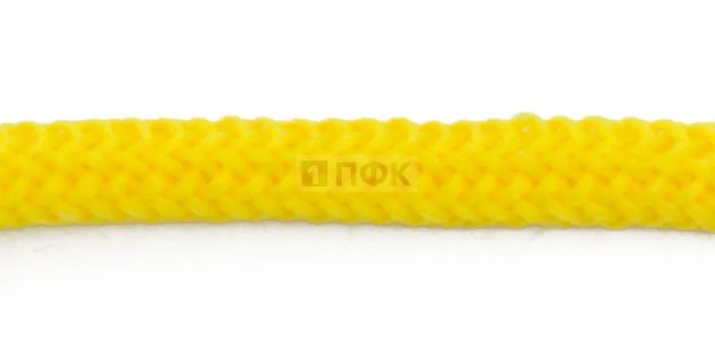 Шнур для одежды 5мм с/н (Арт.50/35) цв желтый №93 (уп 200м/1000м) — ПФКР Шнур для одежды 5мм с/н (Арт.50/35) цв желтый №93 (уп 200м/1000м)